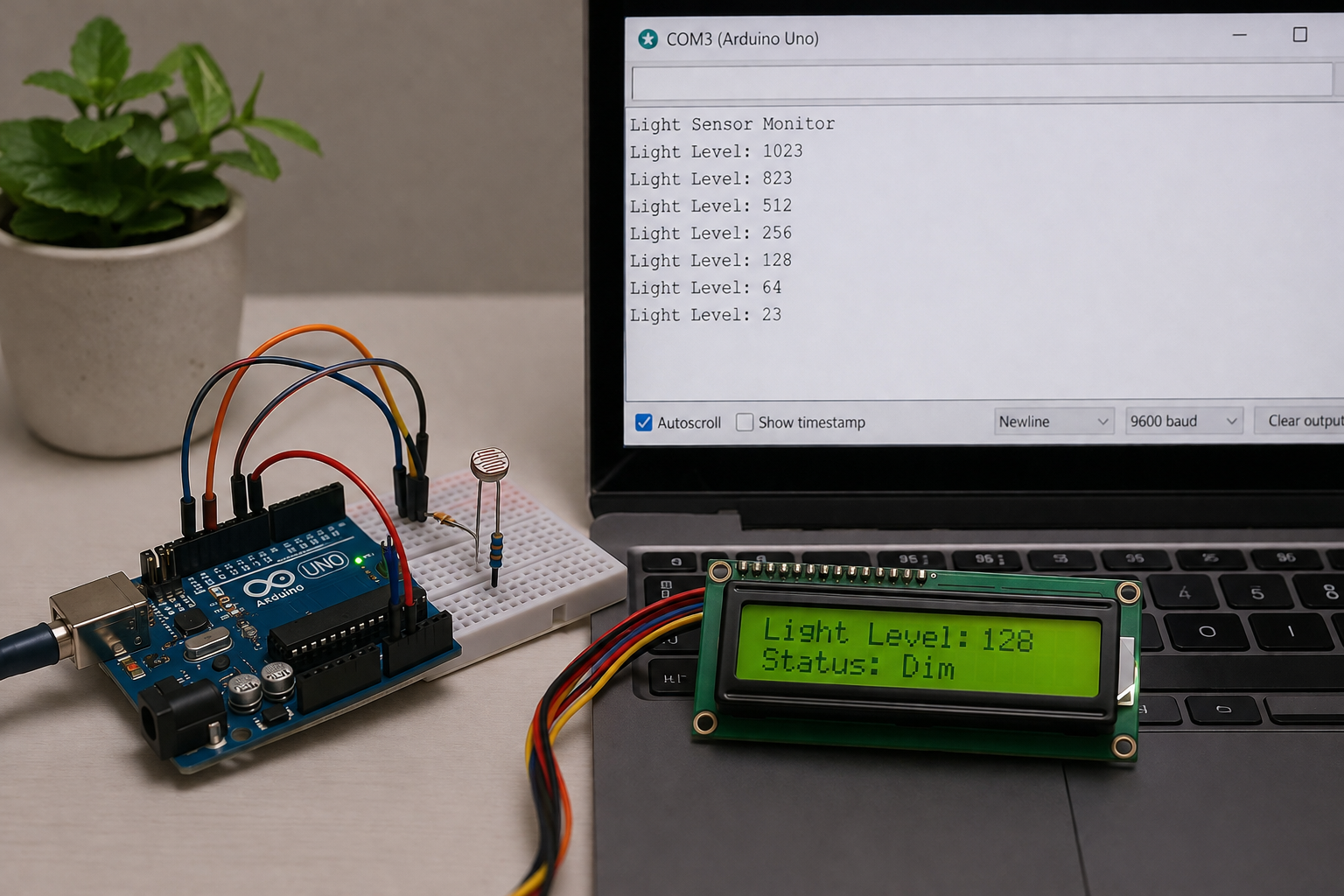 Light Sensor with Arduino